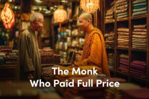 the monk who paid full price